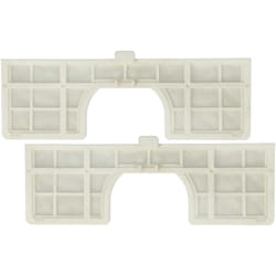 2x filtre compatible avec Samsung Navibot Airfresh SR8F40, Airfresh SR8F51, Airfresh SR8F31, Airfresh SR8F30 aspirateur - filtre blanc - Vhbw