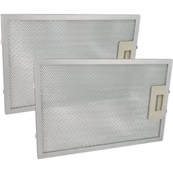 vhbw - the clever way Lot de filtres (2x filtre à graisse métallique) compatible et de haute qualité pour votre hotte de cuis ...