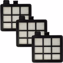 vhbw - the clever way Set de 3x filtre HEPA pour votre aspirateur, robot aspirateur ou nettoyeur vapeur - Filtre les poussièr ...