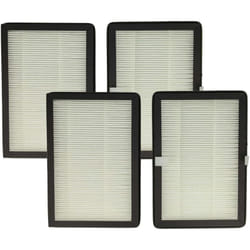 Vhbw - 4x filtre à particules compatible avec Rowenta Eclipse QU5030, QU5072, QU5060, QU5062 purificateur d'air, ventilateur