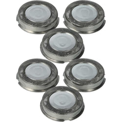 Vhbw - 6x Têtes de rasoir de remplacement compatible avec Philips HQ139, HQ33, HQ30, HQ404, HQ135, HQ136, HQ130, HQ132, HQ40, HQ402 rasoir électrique