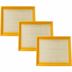 vhbw - the clever way Set de 3x filtre HEPA pour votre aspirateur, robot aspirateur ou nettoyeur vapeur - Filtre les poussièr ...