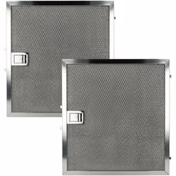 vhbw - the clever way Lot de filtres (2x filtre à graisse métallique) compatible et de haute qualité pour votre hotte de cuis ...