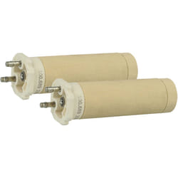 Vhbw - 2x Élément chauffant compatible avec Leister Triac s pistolet soudeur à air chaud - Noyau en céramique, 3,1 x 10,2 cm