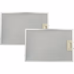vhbw - the clever way Lot de filtres (2x filtre à graisse métallique) compatible et de haute qualité pour votre hotte de cuis ...