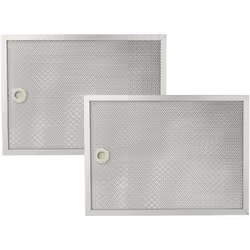 vhbw - the clever way Lot de filtres (2x filtre à graisse métallique) compatible et de haute qualité pour votre hotte de cuis ...
