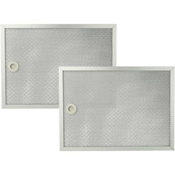 Vhbw - 2x Filtre anti-graisse compatible avec aeg 8060D-M, 8090D-M hotte de cuisine - 31,7 x 23,25 x 0,9 cm, métal