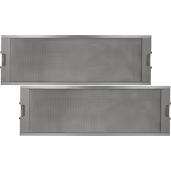vhbw - the clever way Lot de filtres (2x filtre à graisse métallique) compatible et de haute qualité pour votre hotte de cuis ...