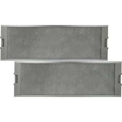 vhbw 2x Filtre anti-graisse compatible avec Imperial DFB 634, DMA 64/1/CH, DMA 64, DMA 64/1, DFA 634, DFA 634 EX hotte de cuisine, métal