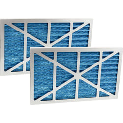 Vhbw - 2x Filtre compatible avec Conrad 206465, 207366 cabine de peinture - Filtre de rechange bleu / argenté / blanc