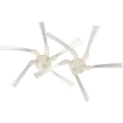 Vhbw - 2x Brosse latérale compatible avec Dreame W10, W10 Pro robot aspirateur - Lot de brosses, blanc