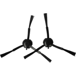 Vhbw - 2x Brosse latérale compatible avec Dreame L10s Pro, D9s Plus, L10s Plus, L10s Pro Gen 2 robot aspirateur - Lot de brosses, noir