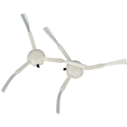 Vhbw - 2x Brosse latérale compatible avec Dreame D9 Max, D9, D10 Plus, D10s, D9 Mistral, F9 Mistral, F9 robot aspirateur - Lot de brosses, blanc