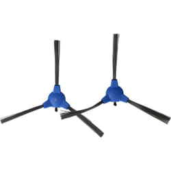 Vhbw - 2x Brosse latérale compatible avec Proscenic Proscenic 850t, 850 robot aspirateur - Lot de brosses, bleu / noir