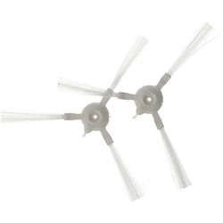 vhbw 2x Brosse latérale compatible avec 360 S6 robot aspirateur - Lot de brosses, blanc