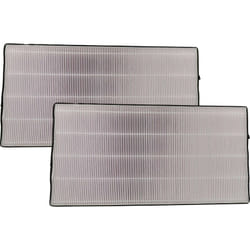 Vhbw - 2x Filtres compatible avec Helios kwl ec 450 pro, kwl ec 450 eco appareil de ventilation - Filtre à air F7 noir / blanc