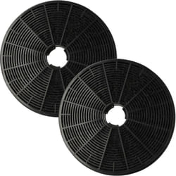 Vhbw - 2x Filtres à charbon actif compatible avec Klarstein Skyfall Smart 10035379, 10035378 hotte aspirante - 17,5 cm