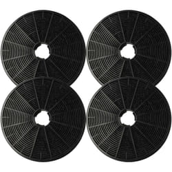 Vhbw - 4x Filtres à charbon actif compatible avec Klarstein Skyfall Smart 10035379, 10035378 hotte aspirante - 17,5 cm