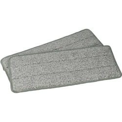 Vhbw - 2x Serpillères compatible avec Clean Maxx 09996 balai nettoyant - polyester, gris / blanc