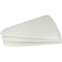 Vhbw - 3x Filtres coniques compatible avec ValloFlex geo luft échangeur de chaleur géothermique - Filtre d'évacuation G3, blanc