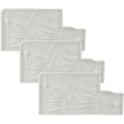 Vhbw - 3x filtre protection moteur compatible avec Kärcher cv 38/2, cv 30/1, cv 48/2 aspirateurs