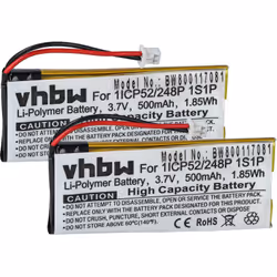 vhbw - the clever way - Batterie de rechange de haute qualité avec une grande autonomie et compatible avec votre casque audi  ...