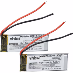 vhbw - the clever way - Batterie de rechange de haute qualité avec une grande autonomie et compatible avec votre casque audi  ...