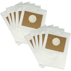 Vhbw - 10x Sacs compatible avec Kärcher nt 20/1 Ap Te, Ap aspirateur - microfibre non tissée, Typ m, 30cm x 21cm blanc