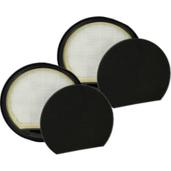 Vhbw - 2x Filtre compatible avec Bosch BGC05A322, BGC05A320, BGC05AAA2, BGC05AAA1, BGC05X20GB aspirateur - filtre de sortie d'air, noir / blanc