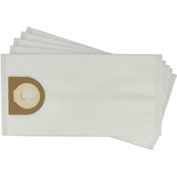 Vhbw - 5x Sacs compatible avec Cleancraft flexCAT 16 h aspirateur - microfibre non tissée, 28,3cm x 14,5cm blanc