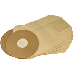 Vhbw - 5x Sacs compatible avec Cleancraft FlexCAT 104 aspirateur - papier, 22cm x 19cm marron