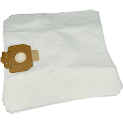 Vhbw - 5x Sacs compatible avec Cleanfix S10, s 10 Plus Hepa, S10 Plus aspirateur - microfibre non tissée, 43cm x 41cm blanc