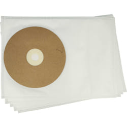 Vhbw - 5x Sacs compatible avec Wirbel w 1 aspirateur - microfibre non tissée, 37,5cm x 27cm blanc