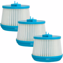vhbw - the clever way Lot de 3x filtre après-moteur HEPA pour votre aspirateur - Finition sur mesure pour un changement de fi ...