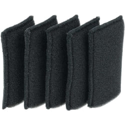 vhbw 5x filtre compatible avec Einhell TE-VC 18/10 Li-Solo, 18/10 Li-Solo EX NA aspirateur - Filtre en mousse noir