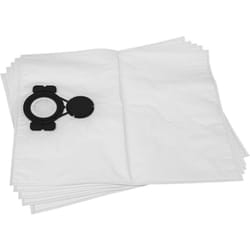 Vhbw - 5x Sacs compatible avec Milwaukee as 250 ecp, as 2-250 elcp aspirateur - toison, volume de 25 l, 54cm x 41cm blanc