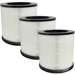 Vhbw - 3x Filtre à air compatible avec Xiaomi Smart Air Purifier 4 Compact purificateur - multicouches préfiltre + hepa + charbon actif
