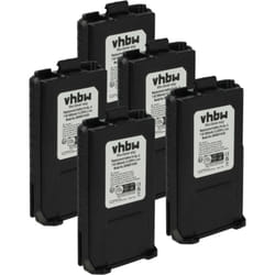 5x Batterie compatible avec Baofeng UV-5R, BF-F8, UV-5RA, UV-5RE, BF-F9 radio talkie-walkie (1800mAh, 7,4V, Li-ion) - Vhbw