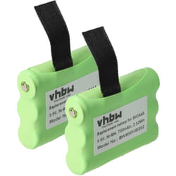 Vhbw - 2x Batterie compatible avec Motorola SX600, SX800, SX800R, SX500R, FV300, FV500, FV700, SX900, FV700R radio talkie-walkie (700mAh, 3,6V, NiMH)