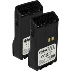 Vhbw - 2x Batterie compatible avec Motorola DP3441, DP3661, DP3000e, DP3661E, DP3441e radio talkie-walkie (2600mAh, 7,4V, Li-ion)