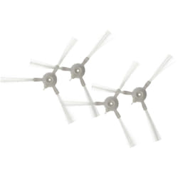 Vhbw - 4x Brosse latérale compatible avec 360 S6 robot aspirateur - Lot de brosses, blanc