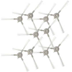 10x Brosse latérale compatible avec 360 S6 robot aspirateur - Lot de brosses, blanc - Vhbw