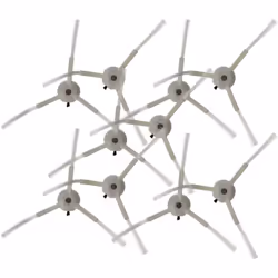 vhbw - the clever way Brosses latérales compatibles pour votre aspirateur - Pièces de rechange idéales pour remplacer les bro ...
