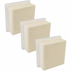 vhbw - the clever way Lot de 3x filtre à plis plats pour votre aspirateur multi-usages ou industriel - Finition sur mesure po ...