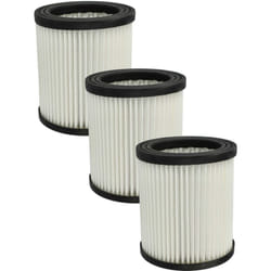 Vhbw - 3x filtre compatible avec Scheppach ASP12-ES aspirateur - filtre hepa noir / blanc