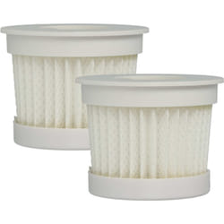Vhbw - 2x filtre compatible avec Sichler SMD-21 aspirateur - filtre hepa blanc