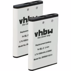 vhbw - the clever way - Batterie de rechange de haute qualité avec une grande autonomie et compatible avec votre radio talkie ...