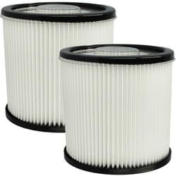 Vhbw - 2x filtre compatible avec Scheppach NTS20, NTS16 aspirateur - filtre hepa noir / blanc