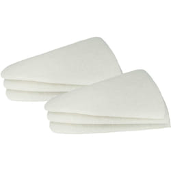 Vhbw - 6x Filtres coniques compatible avec ValloFlex geo luft échangeur de chaleur géothermique - Filtre d'évacuation G3, blanc