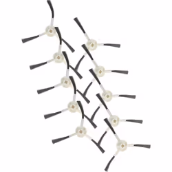 vhbw - the clever way Brosses latérales compatibles pour votre aspirateur - Pièces de rechange idéales pour remplacer les bro ...